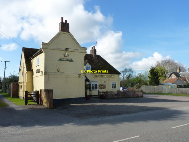 Photo 6"x4" The White Horse, Broom Biggleswade c2012