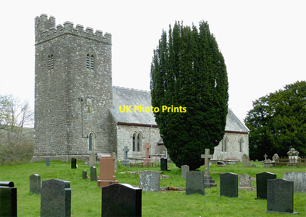 Photo 6"x4" St Afan's Church at Llanafarn-fawr, Powys Llanafan-fawr c2012