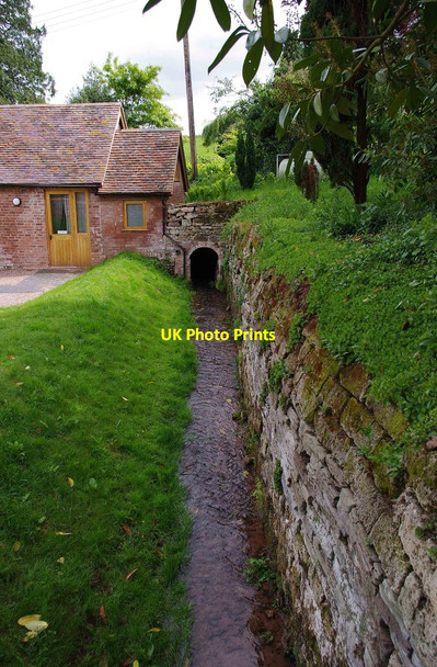 Photo 6"x4" Shelsley Watermill (12) - mill race, Shelsley Walsh Shelsley Beauchamp c2011