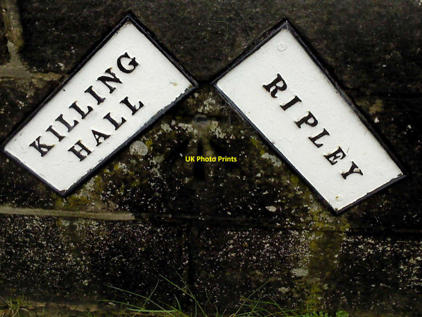 Photo 6"x4" Parish Boundary Signs Killinghall c2012
