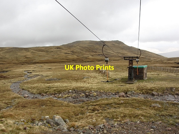 Photo 6"x4" Ski tow, Coire Pollach Coire Pollach c2012