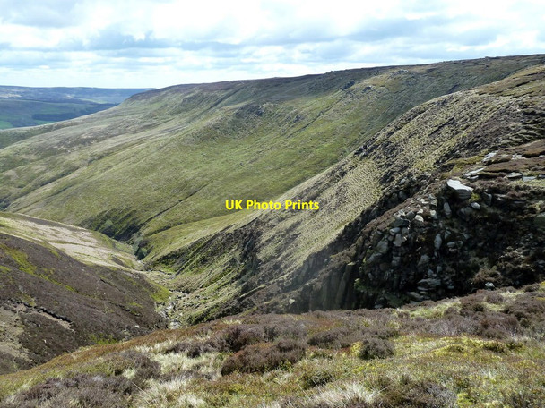 Photo 6"x4" At the head of Blackden Brook Grindsbrook Booth c2012