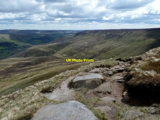 Photo 6"x4" Footpath corner near Seal Stones Grindsbrook Booth c2012