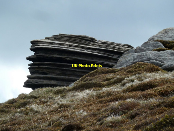 Photo 6"x4" Rock formation by Seal Edge Grindsbrook Booth c2012