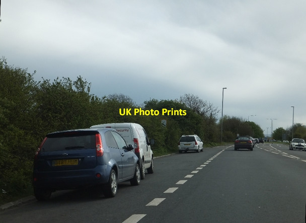 Photo 6"x4" Lay-by beside A370  Brent Knoll\/ST3350 c2012