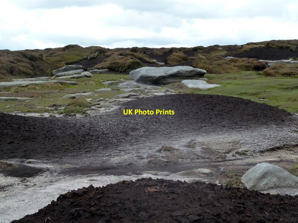 Photo 6"x4" Peaty moorland near Fairbrook Naze Fairbrook Naze c2012