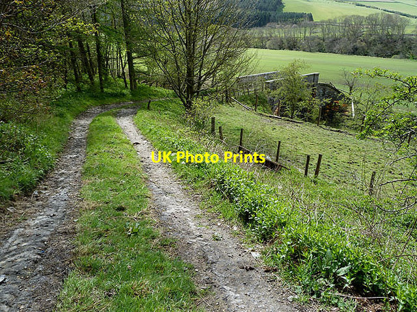 Photo 6"x4" A farmland access track at Whitelee Halkburn c2012