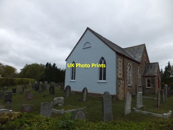 Photo 6"x4" Chilla Chapel and burial ground Halwill Junction c2012