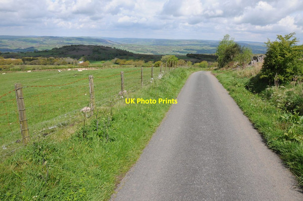 Photo 6"x4" Road above the Tywi valley Neuadd\/SN6921 c2012