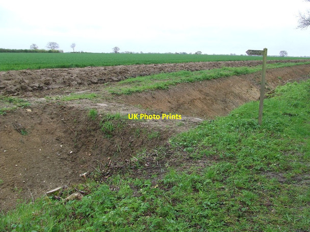 Photo 6"x4" Footpath Crossing East End\/TM1559 c2012