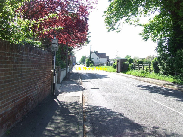 Photo 6"x4" Old Pre-Worboys Sign Pampisford c2012
