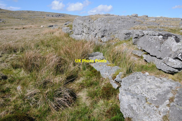 Photo 6"x4" Limestone outcrops on Garreg Lwyd Rhosaman c2012