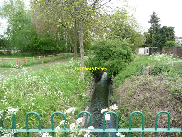 Photo 6"x4" Brook running through parkland, off Church Road Sheldon\/SP1584 c2012