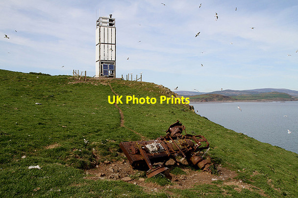 Photo 6"x4" Hestan Island Lighthouse Rockcliffe\/NX8453 c2012