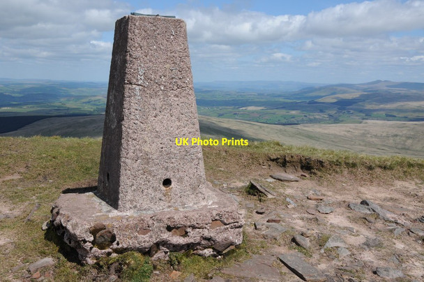 Photo 6"x4" Trig point on Fan Brycheiniog Fan Brycheiniog c2012