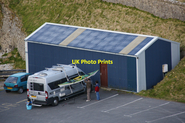Photo 6"x4" Kayakers packing up for the day, Burrafirth Burrafirth c2012