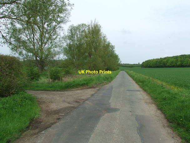 Photo 6"x4" Country Road Lidgate\/TL7257 c2012
