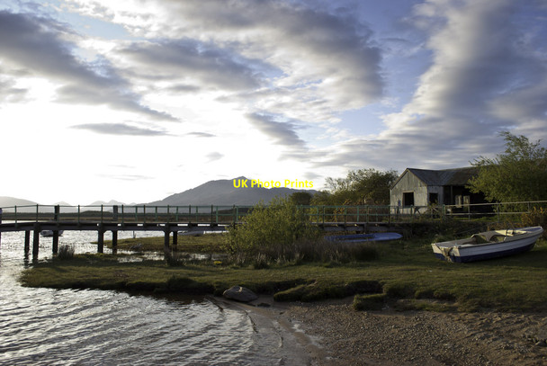 Photo 6"x4" Early morning at Loch Shiel Pier Ardshealach c2012