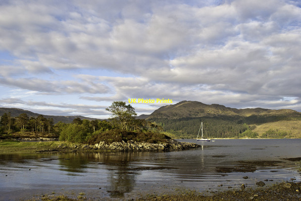 Photo 6"x4" Early morning at anchor Ardery c2012