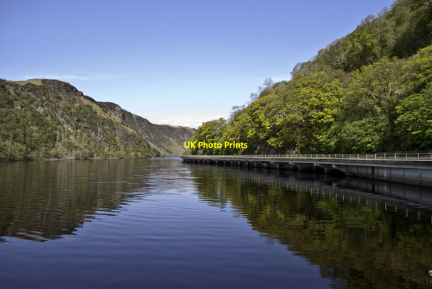 Photo 6"x4" A85 alongside Loch Awe Ardanaiseig c2012