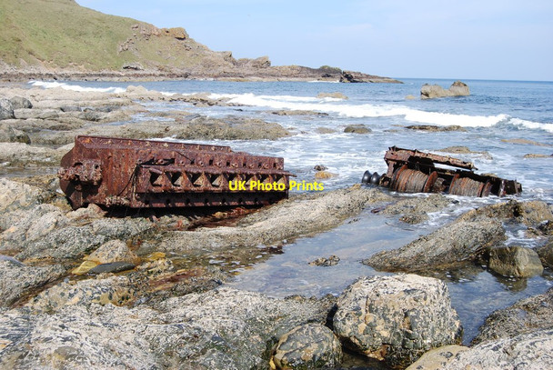 Photo 6"x4" Rusting Remains Longmanhill c2012
