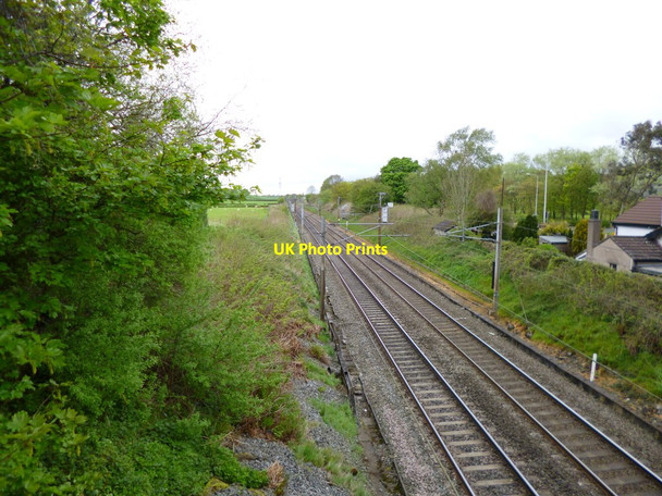 Photo 6"x4" Scotforth, railway lines Bailrigg c2012