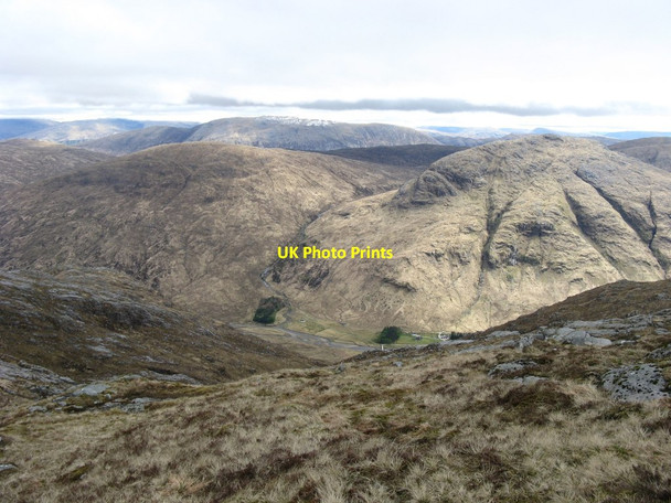 Photo 6"x4" South side of Beinn nan Aighenan Eas an Eich Bhain c2012