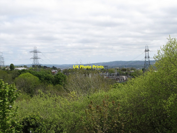 Photo 6"x4" Electricity sub-station at Hannahstown Dunmurry c2012