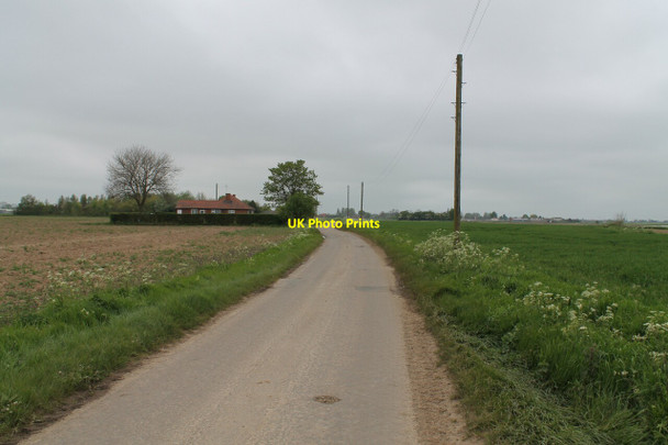 Photo 6"x4" Market Lane looking north Hurn's End c2012