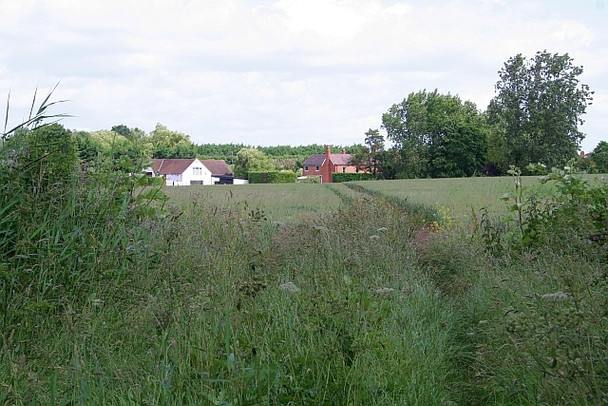 Photo 6"x4" Footpath to Baughton Baughton c2008