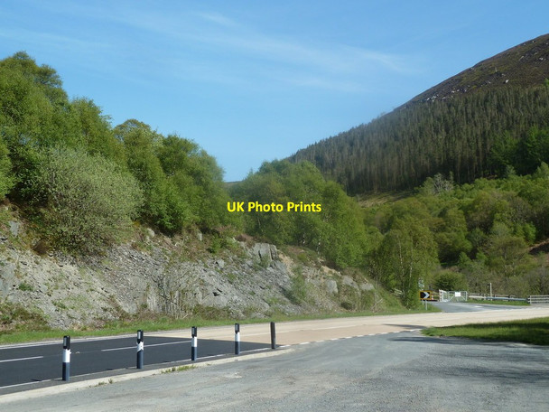 Photo 6"x4" A470 passing the foot of the Marteg valley Nantserth c2012