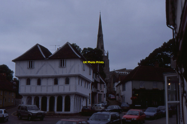 Photo 6"x4" A grey day in Thaxted Bardfield End Green c1996