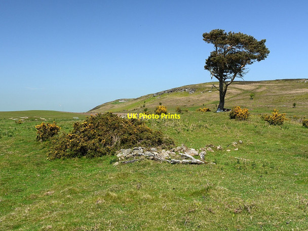 Photo 6"x4" Rocky ridge north of Gled Law East Horton c2012