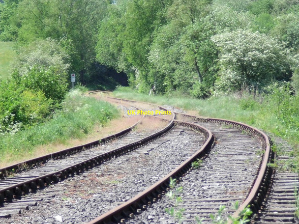 Photo 6"x4" Double track to single track Kingsley Holt c2012