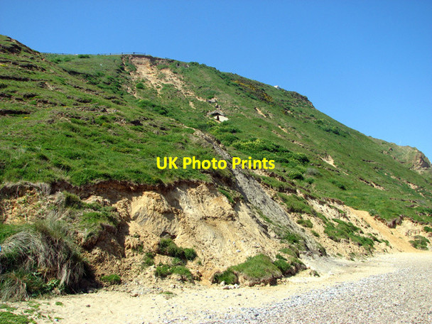 Photo 6"x4" Eroding cliffs by Little Marl Point Cliftonville\/TG3037 c2012