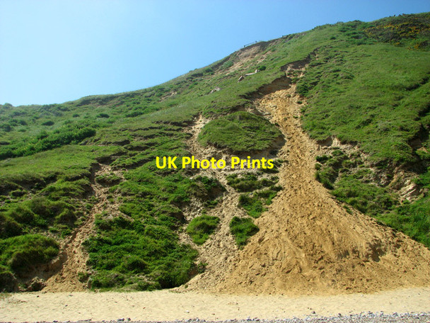 Photo 6"x4" Coastal erosion on Trimingham beach Cliftonville\/TG3037 c2012