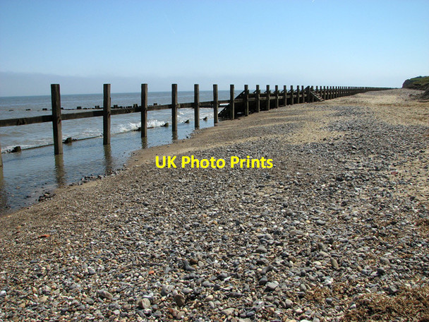 Photo 6"x4" Derelict revetments on Trimingham beach Cliftonville\/TG3037 c2012