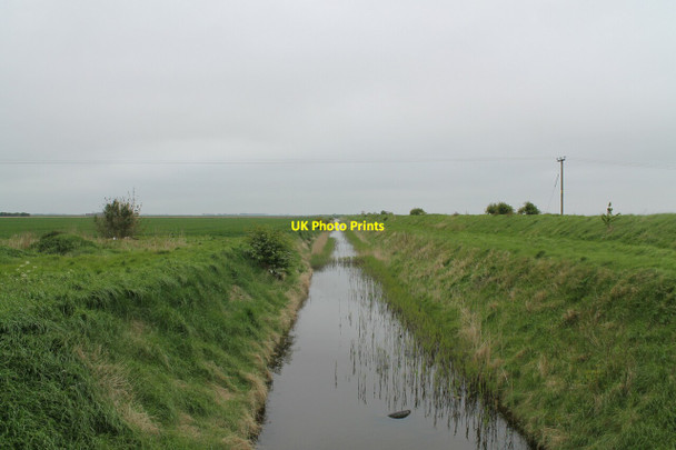 Photo 6"x4" The Delph Drain from Sea Lane Friskney Eaudyke c2012