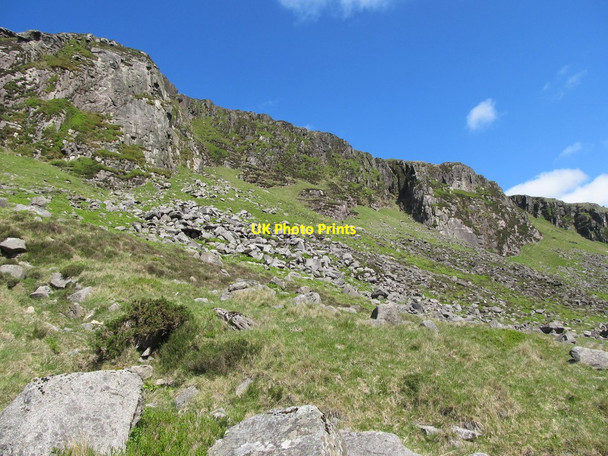 Photo 6"x4" Left hand and right hand buttresses on Pigeon Rock Attical c2012