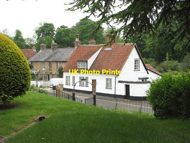 Photo 6"x4" View from the churchyard, Swaffham Prior Commercial End c2012
