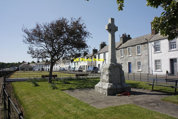 Photo 6"x4" War memorial on South Crescent Garlieston c2012