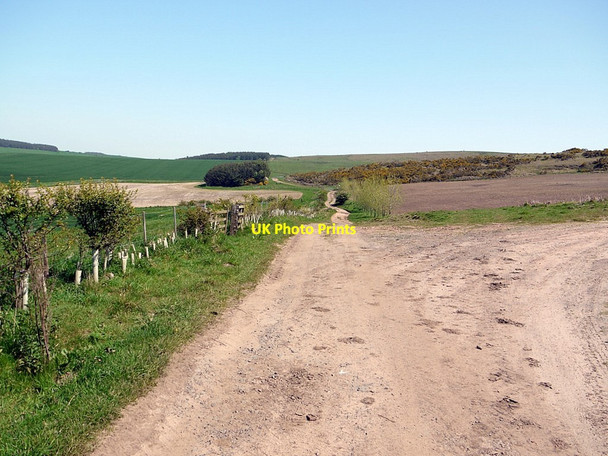 Photo 6"x4" Road end near Wooler Golf Club Doddington\/NT9932 c2012