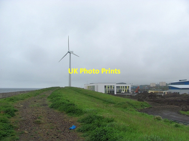 Photo 6"x4" Rubble mound, Methil Docks Leven\/NO3800 c2012