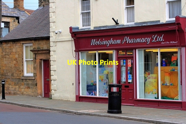 Photo 6"x4" Wolsingham Pharmacy Upper Town\/NZ0737 c2012
