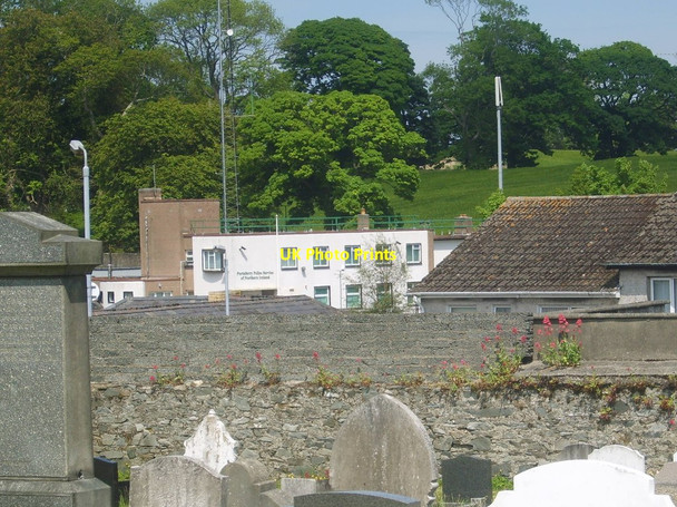 Photo 6"x4" Portaferry PSNI Station from Ballyphilip Parish Church Portaferry c2012