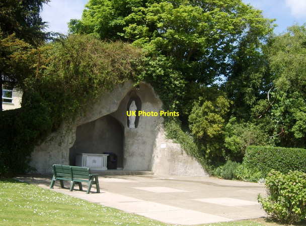 Photo 6"x4" Marian Grotto at St Patrick's Church, Portaferry Portaferry c2012