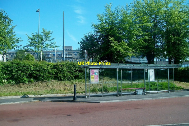 Photo 6"x4" Metro bus stop outside Dundonald Hospital Dundonald\/J4174 c2012