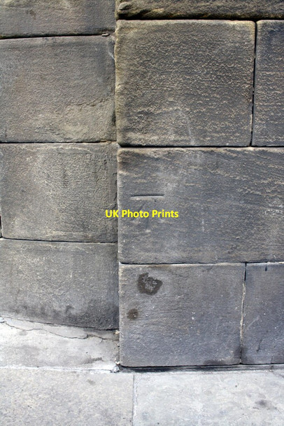Photo 6"x4" Benchmark on Clarendon House Newcastle upon Tyne c2012