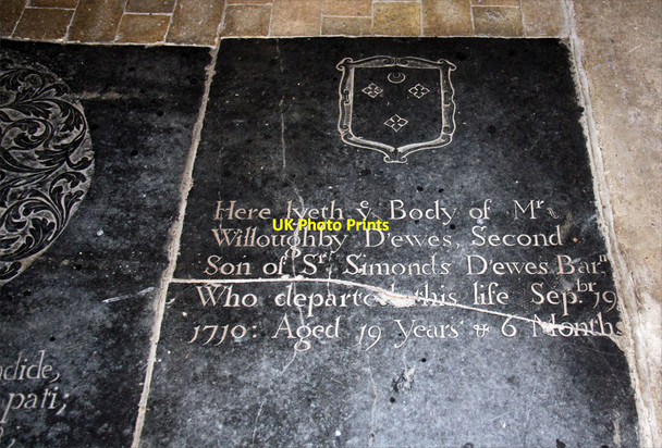 Photo 6"x4" St George, Stowlangtoft - Ledger slab Stowlangtoft c2012