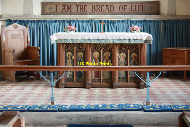 Photo 6"x4" St Mary, Coney Weston - Altar Fen Street\/TL9879 c2012